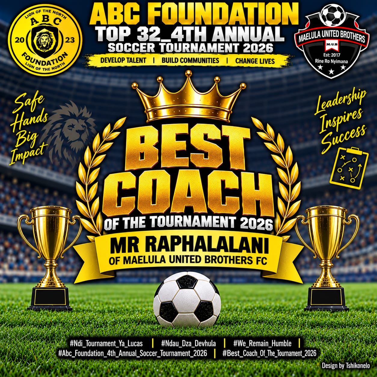 Best Coach 2026: Mr Raphalalani of Maelula United Brothers FC