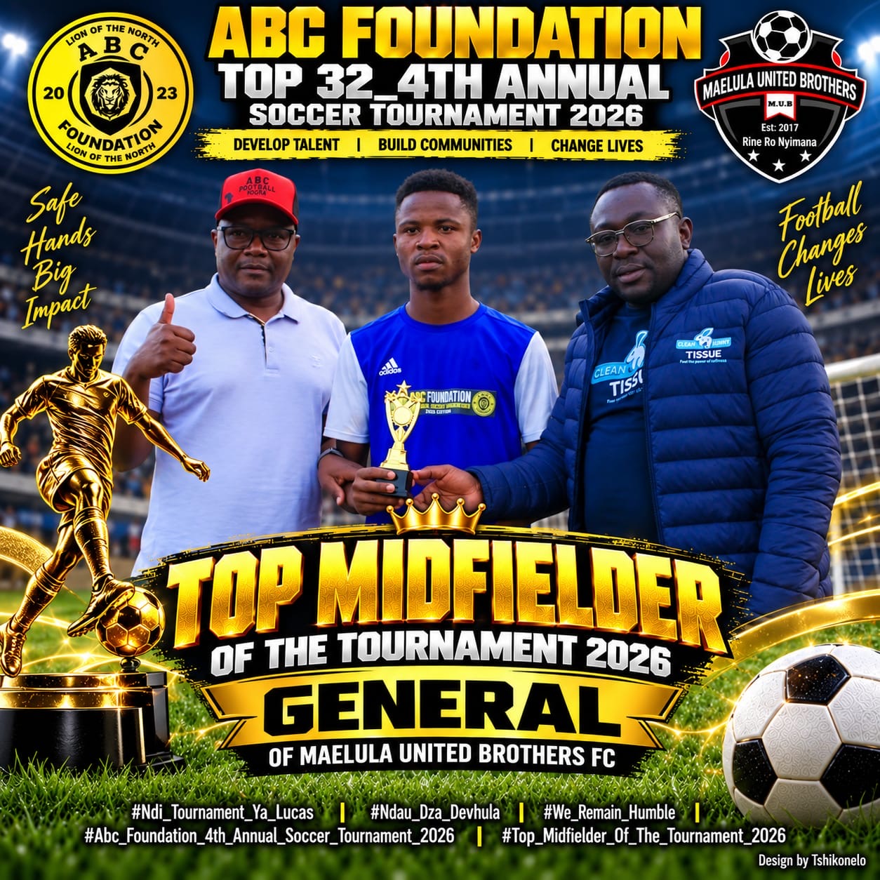 Top Midfielder 2026: General of Maelula United Brothers FC